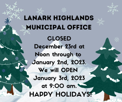 CHRISTMAS CLOSURE NOTICE